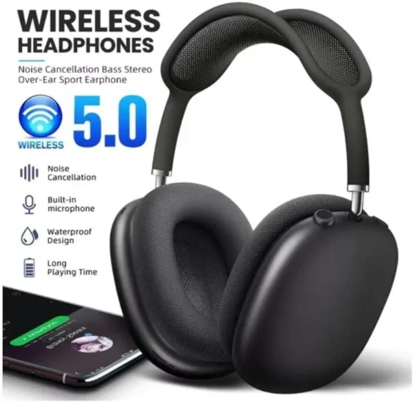 Black Headphone P9